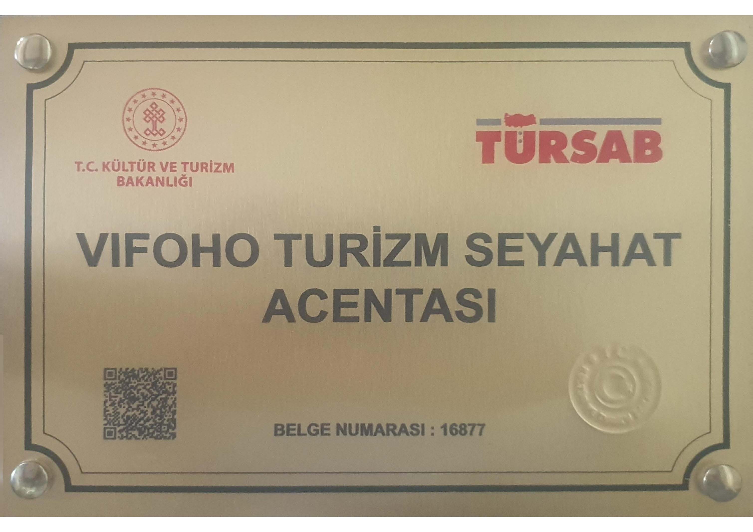 TÜRSAB Belgesi